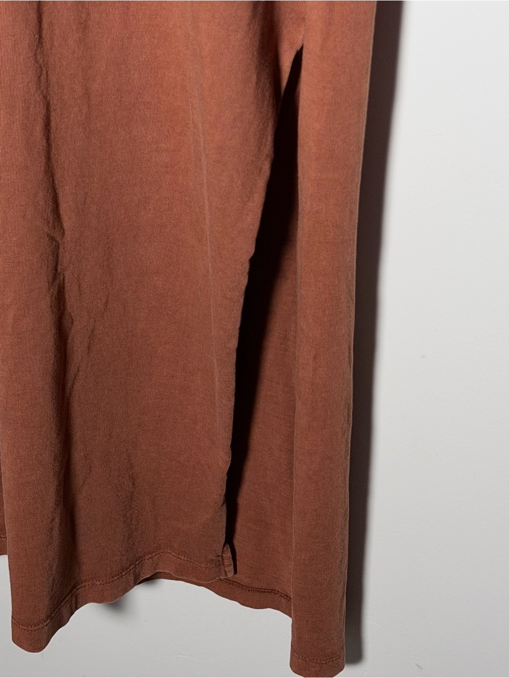 l*space Sleeveless Midi Dress in Rust Brown S/P Small Petite 100% Cotton - Picture 6 of 7